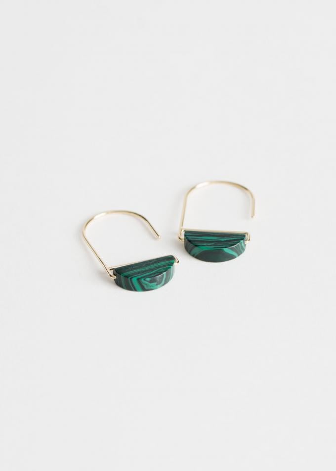 Emerald oorbellen (€ 19)