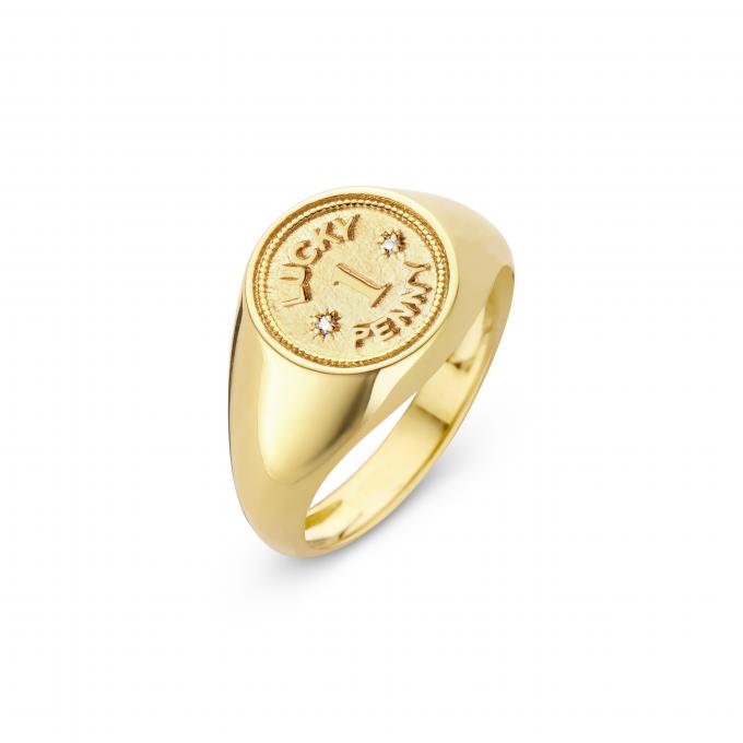 Bague Lucky penny, val. 90€