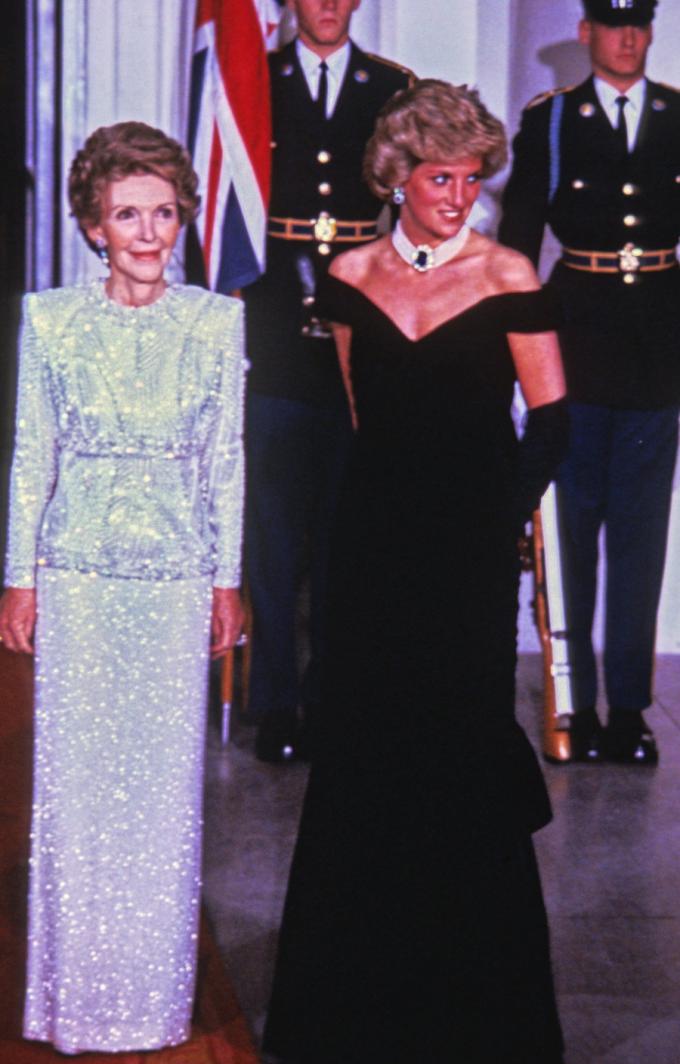 Diana met First lady Nancy Reagan