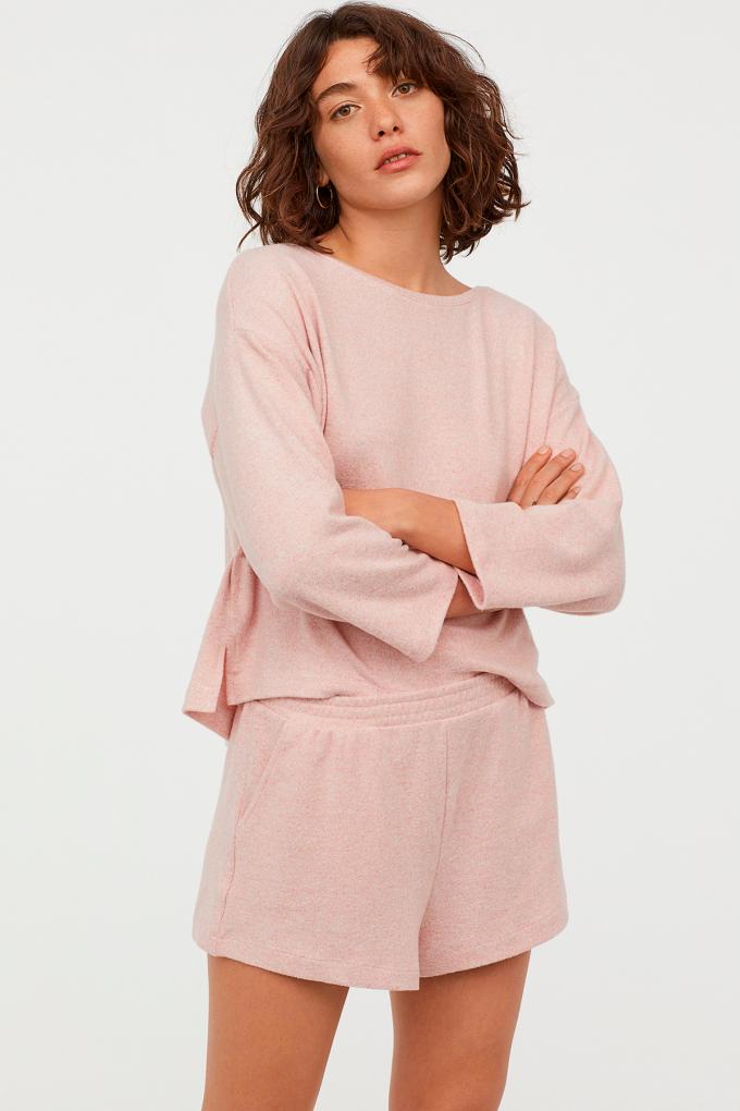 Top et short rose poudré - H&M