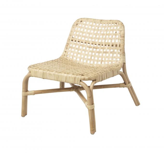 Le fauteuil en bambou et rotin