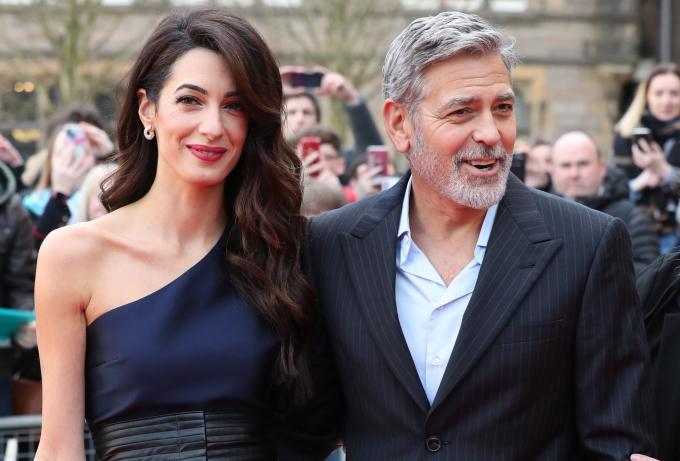 7. Amal en George Clooney