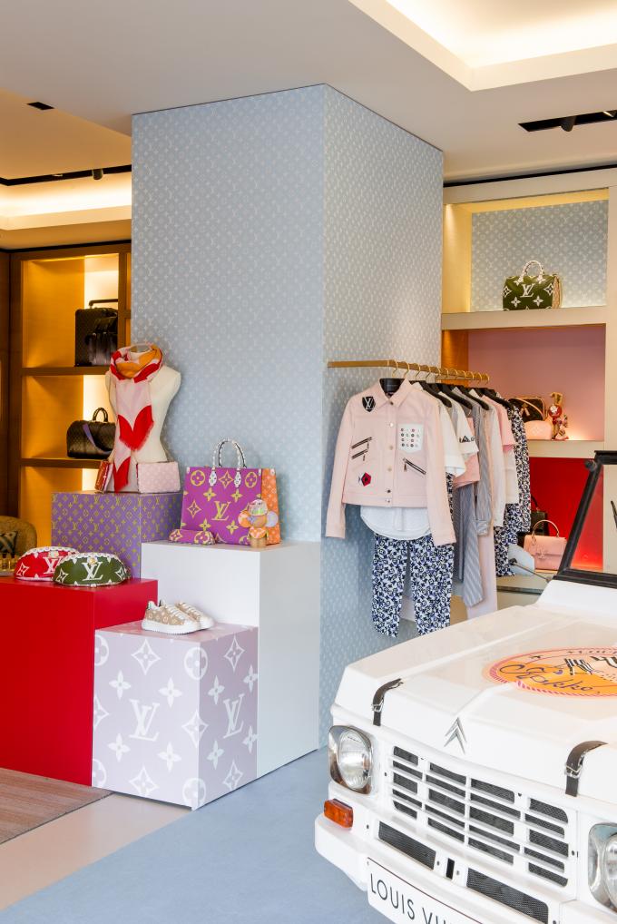 Quid du pop-in estival Louis Vuitton dans le magasin de Knokke ?