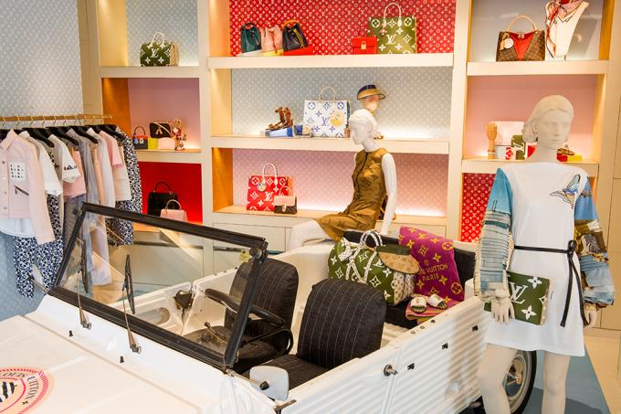 Shoppen in Knokke: Louis Vuitton pop-up