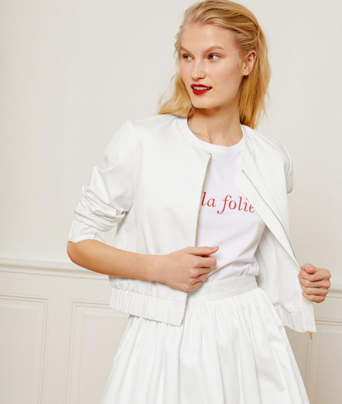 BOMBER EN SATIN DE COTON - LILY - 79,00 €