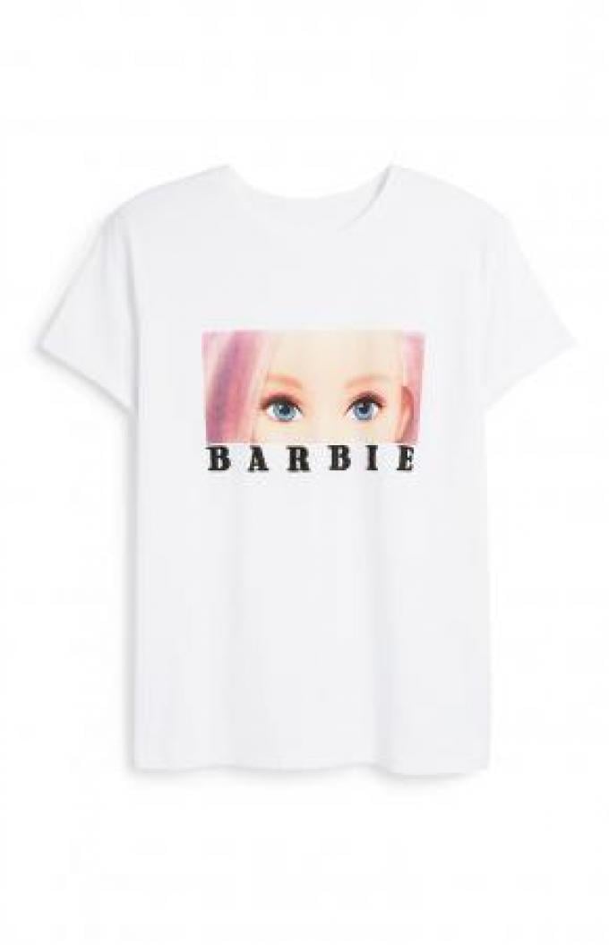Primark x Barbie - wit T-shirt