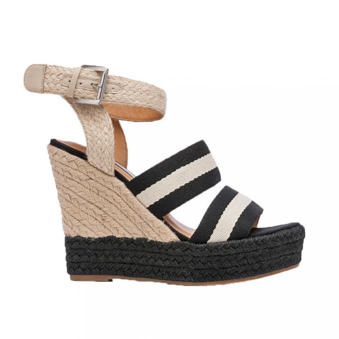 Espadrilles met sleehak