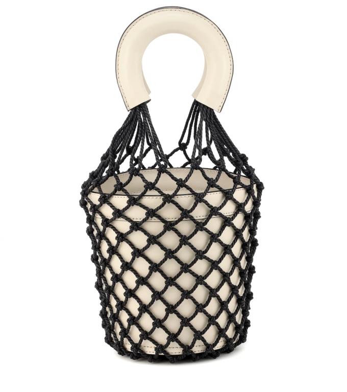 Bucket bag met visnet