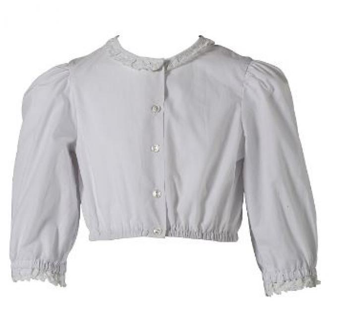 Victoriaanse blouse met pofmouw