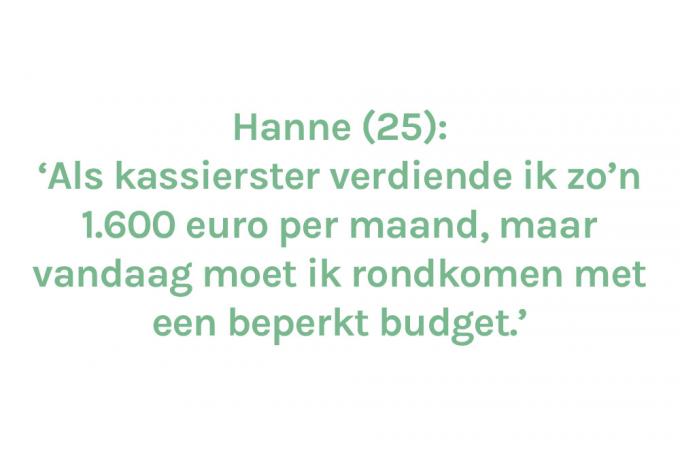 Hanne (25) - € 980 à € 1.025/maand aan stempelgeld