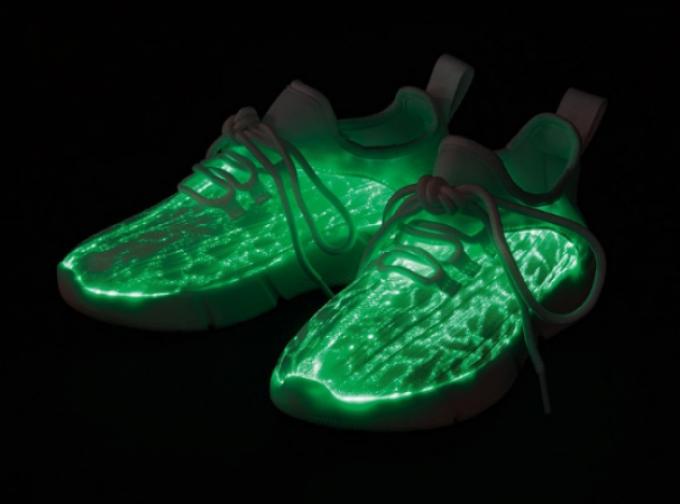 Lichtgevende sneakers