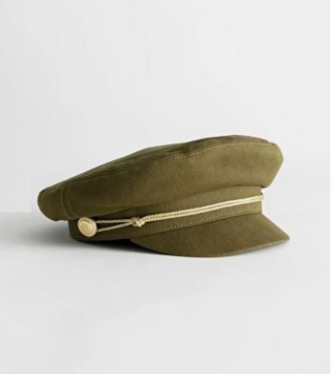 Military cap in kaki
