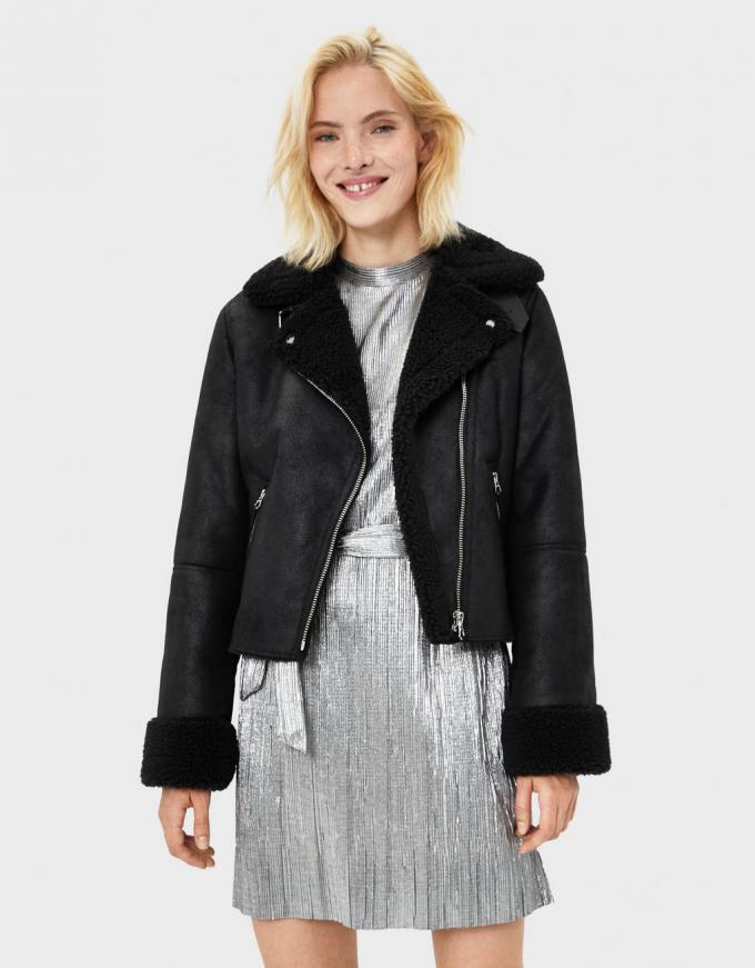 Blouson style motard - Bershka