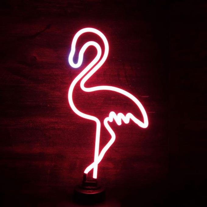 Neonlamp flamingo