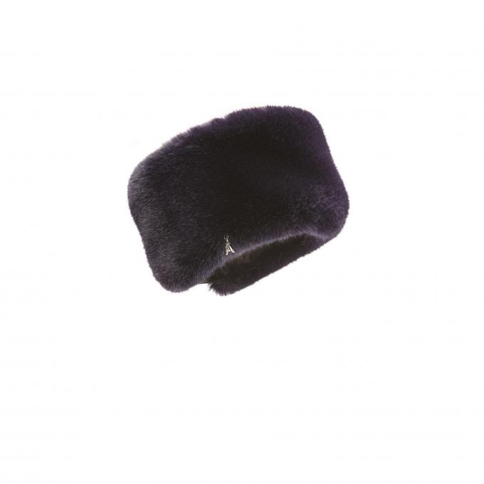 12. Faux fur haarband