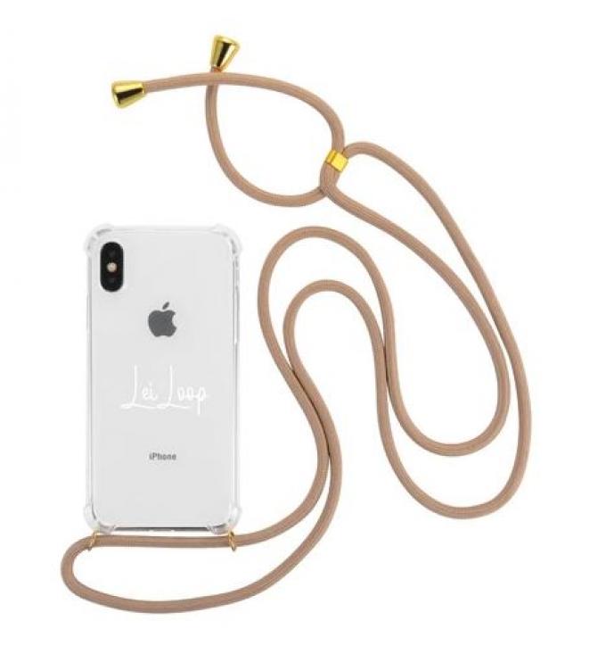 Phone cord in classy beige