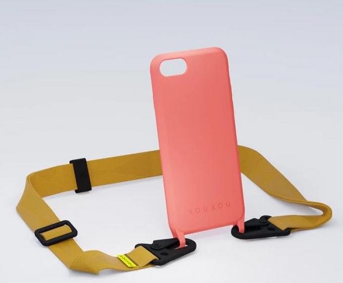 Alternatieve phone cord in roze