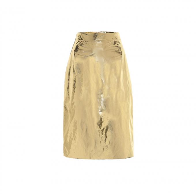 Metallic rok in goud