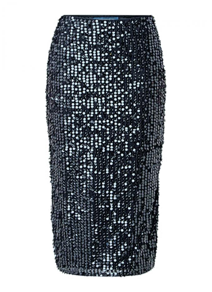 Jupe en sequins French Connection, 175€