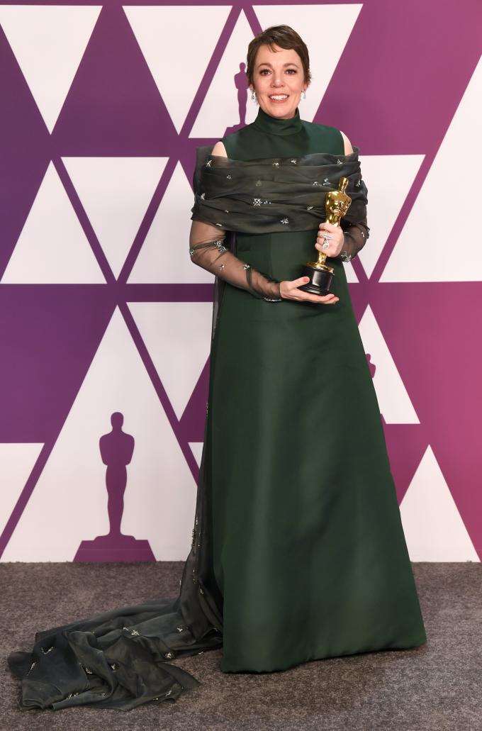 Olivia Colman op de Oscars