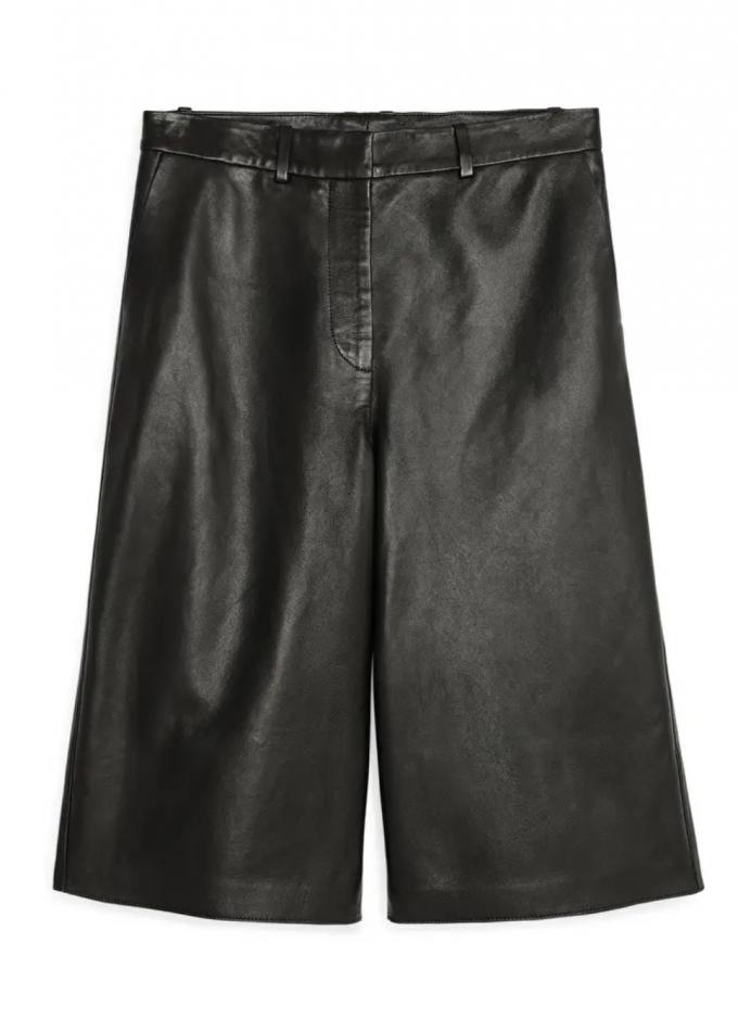 Lange leren short