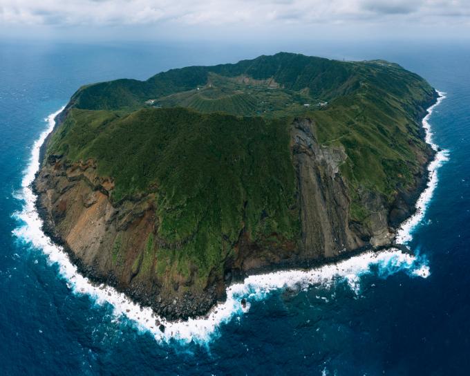 L'île Aogashima, Japon