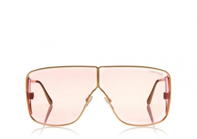 Roze zonnebril in poloot-model