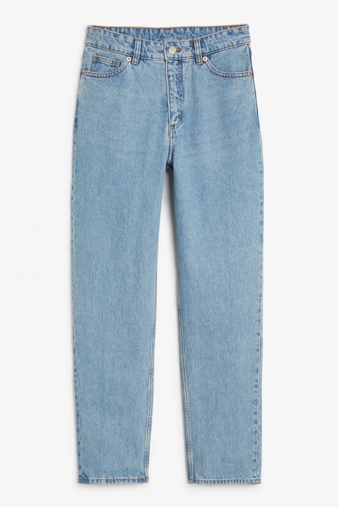 Basic high-waisted mom-jeans