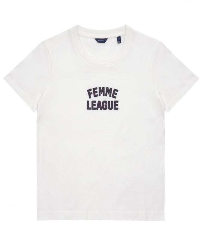 Femme League witte t-shirt