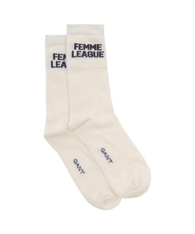 Femme League witte sokken
