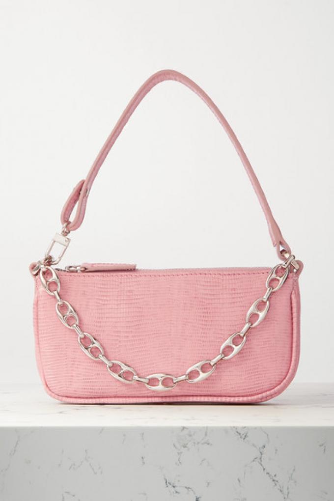Mini sac rose avec chaine - By Far