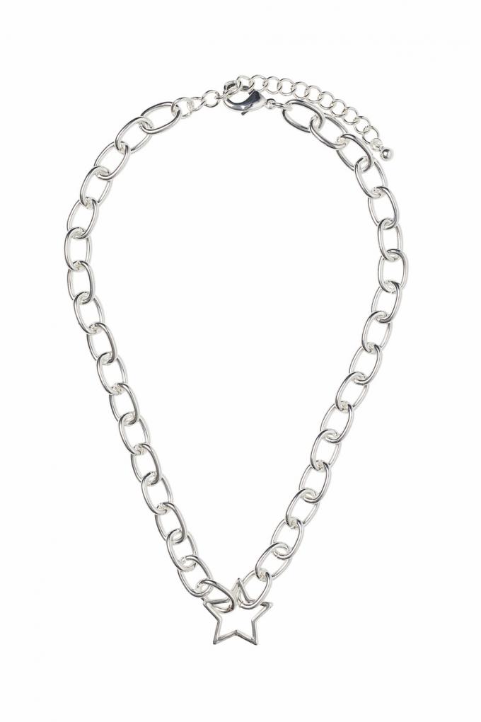 Zilveren ketting met ster