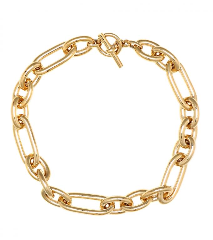 Chunky chains: gouden schakelketting