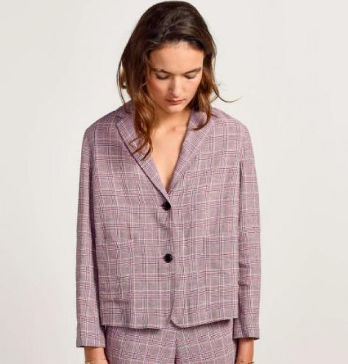 Blazer met ruitjes