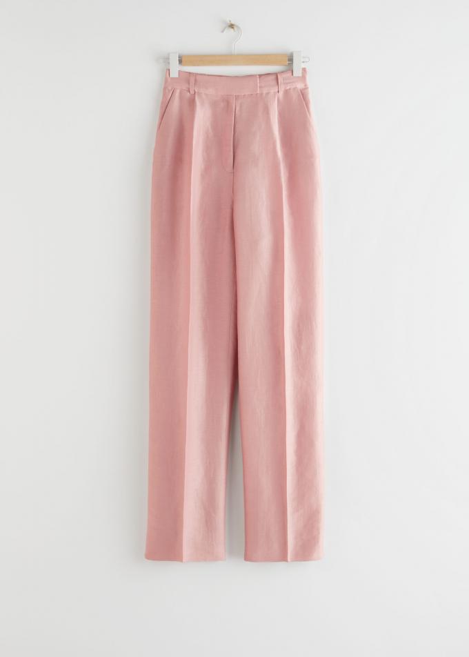 Roze pantalon