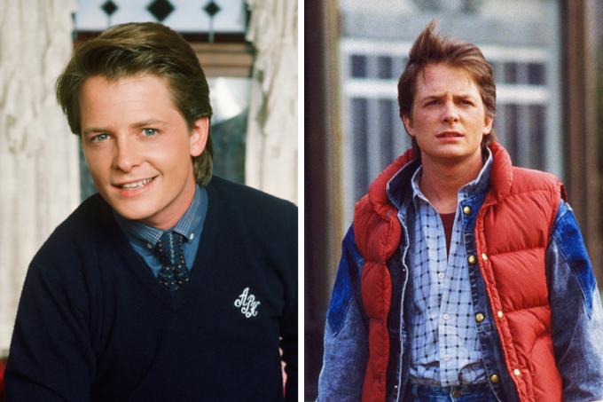 Michael J.Fox - Marty McFly dans 