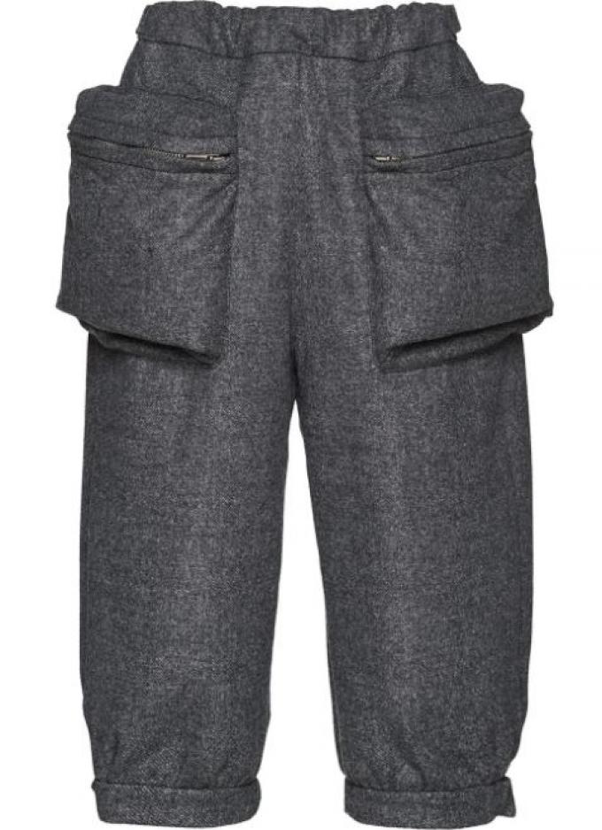 Dandy cropped trousers met zakken