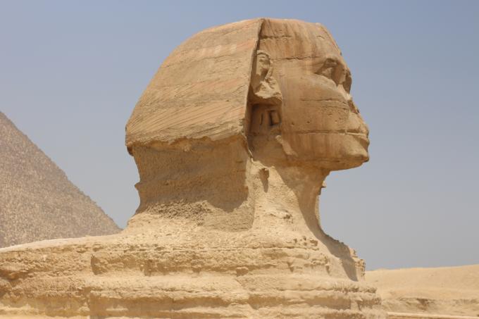 Le sphinx de Gizeh, Egypte