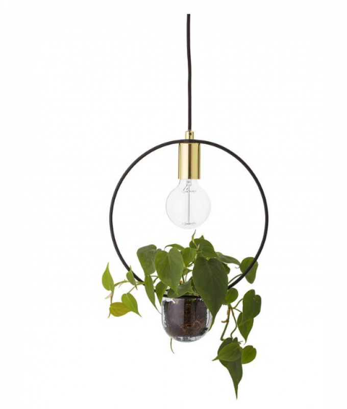 Hanglamp met bloempotje