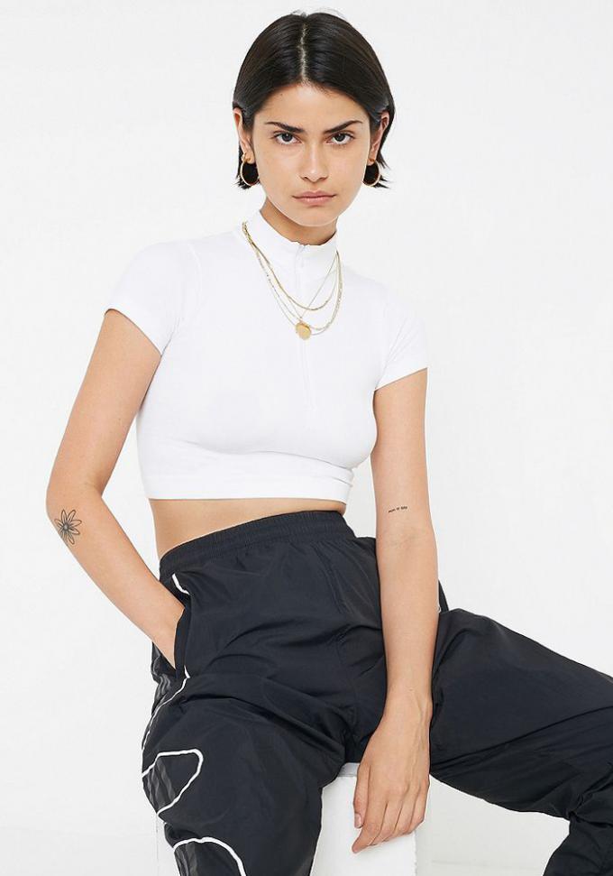 Ribbed crop top