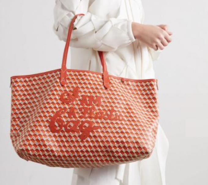 Print-coated tote bag in XXL-formaat