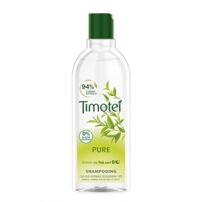 Een 'Pure' shampoo met groene thee van Timotei