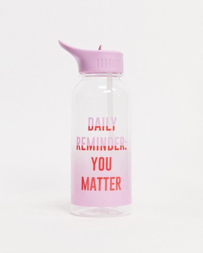 Waterfles 'Daily reminder: you matter'