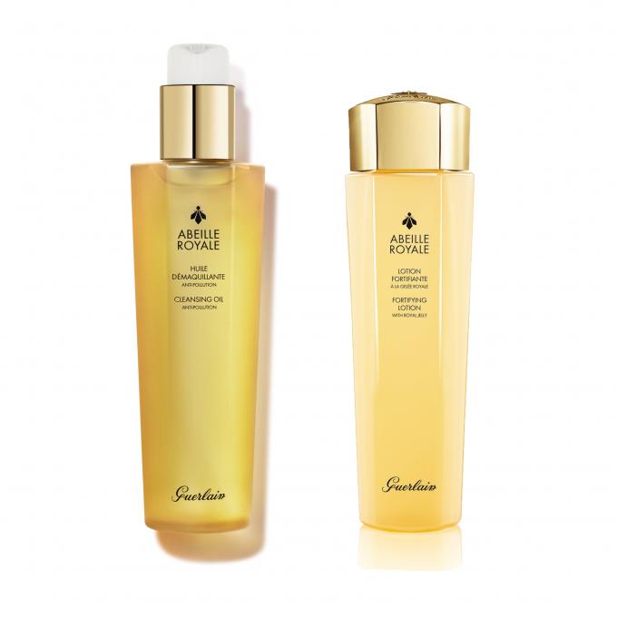 Abeille Royale Fortifying Lotion en Cleansing Oil - Guerlain