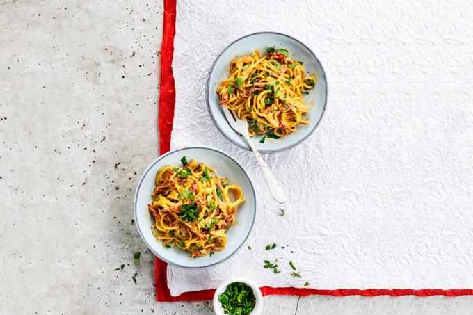 Vegan Pasta Carbonara