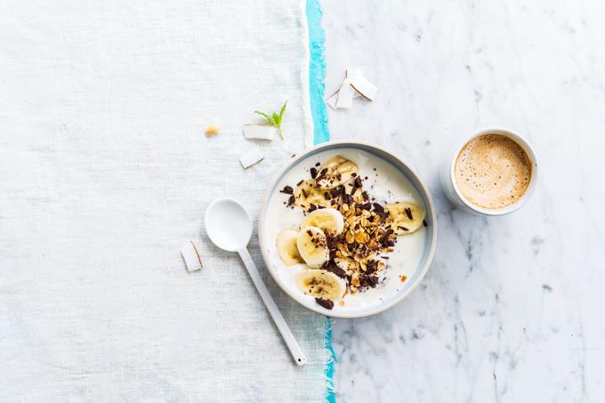 Granola bananes-chocolat