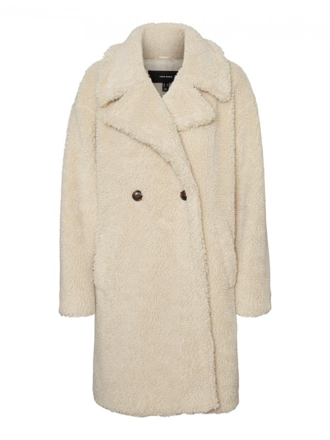 Lange teddy coat