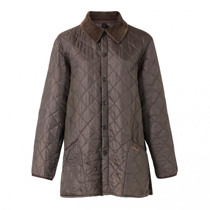 Bruine quilted coat