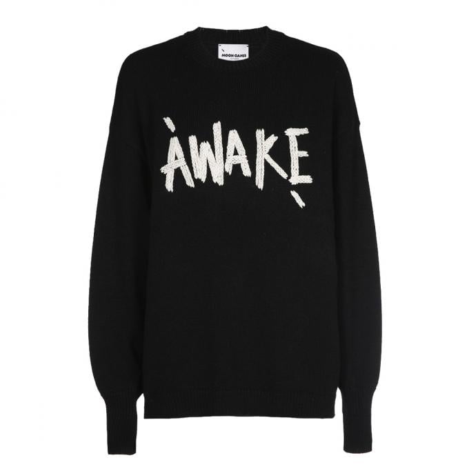 ‘AWAKE’ knitted sweater