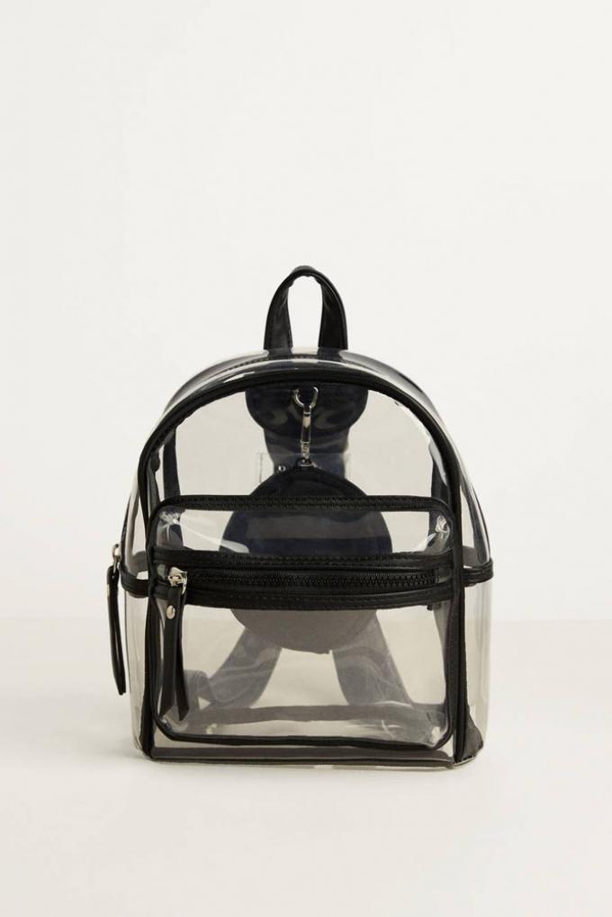 Doorzichtige rugzak